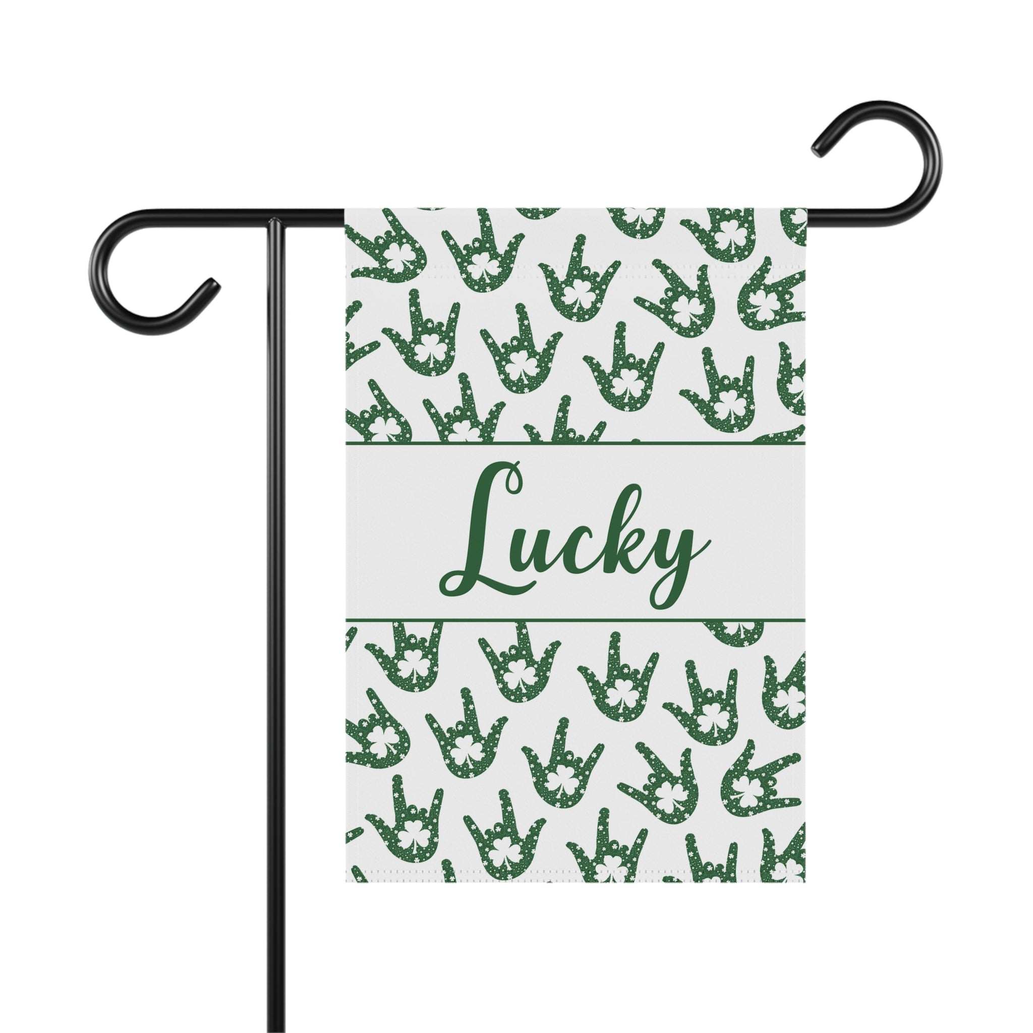 Lucky to be Loved Garden Banner