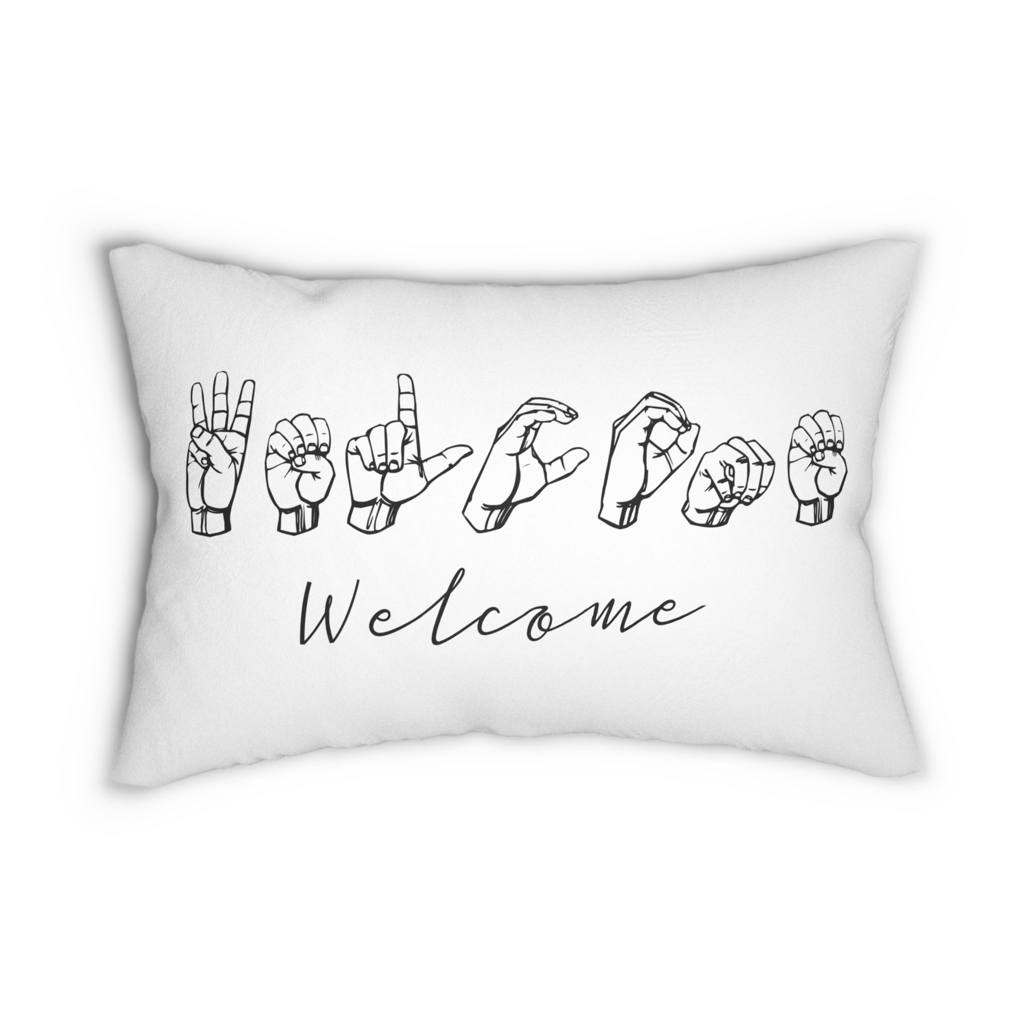 Welcome Home Pillow – ASL Edition